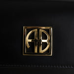 Borsa donna in pelle nera a tracolla 10242 050 ANINE BING 