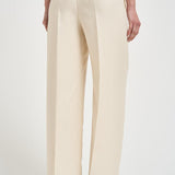 Pantalone donna dritto panna L6SM75 A11 LIVIANA CONTI 