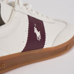 Sneakers uomo panna e bordeaux 809973706 003 RALPH LAUREN 