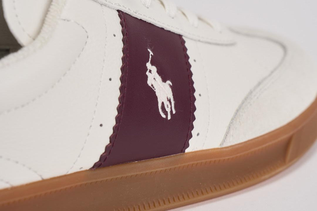 Sneakers uomo panna e bordeaux 809973706 003 RALPH LAUREN 