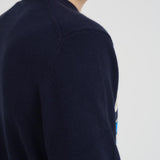 Maglia uomo girocollo Grand Slam blu HERON GDSLAM61EMB MC2 SAINT BARTH 