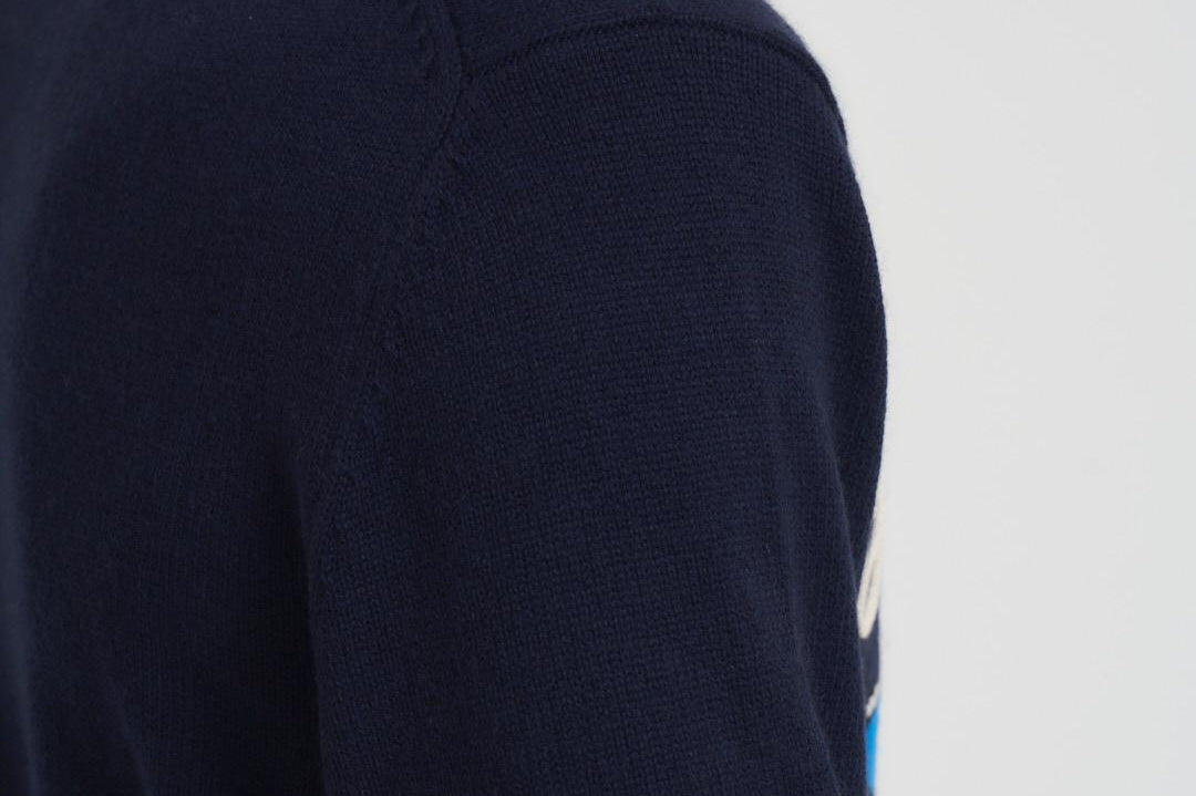 Maglia uomo girocollo Grand Slam blu HERON GDSLAM61EMB MC2 SAINT BARTH 