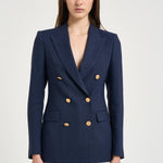 Giacca donna doppiopetto J-Parigi blu navy JPARIGI10BAD 340159EB812 TAGLIATORE 