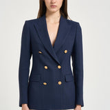 Giacca donna doppiopetto J-Parigi blu navy JPARIGI10BAD 340159EB812 TAGLIATORE 