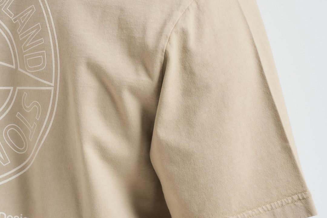 T-shirt uomo girocollo beige 2100037 S0241V009A STONE ISLAND 