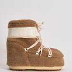 Stivale donna Icon Low in Teddy cammello 1409700 M047CAMEL MOON BOOT 