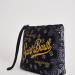Pochette donna Aline bandana nera ALINE 03518L MC2 SAINT BARTH 