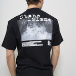T-shirt uomo girocollo nera 2100016 S0093V0029 STONE ISLAND 