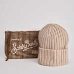 Set uomo cappellino e pochette beige XBOXMCLAS 5110 MC2 SAINT BARTH 