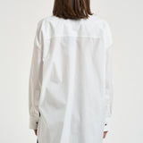 Camicia donna con pieghe bianca GWP02599 P00232310359 GOLDEN GOOSE 