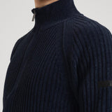 Cardigan uomo a coste blu W25139 60 RRD 
