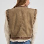 Gilet donna Clemencia marrone GI0061FA C3A02E50TA MARANT ETOILE 
