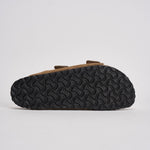 Sandalo uomo Arizona in suede marrone 1030865 DARK TEE BIRKENSTOCK 