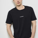 T-shirt uomo girocollo nera TS085AG 999 CP COMPANY 