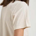 T-shirt donna girocollo bianca TS0001FA D1N06E23EC MARANT ETOILE 