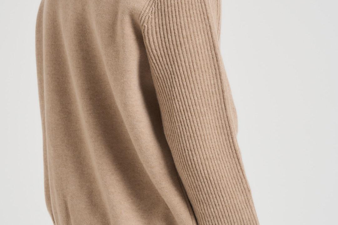 Giacca uomo in maglia cammello AALKTJT1 AA65015210BC LARDINI 