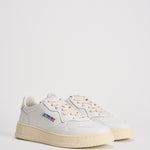 Sneakers donna medalist low in pelle bianca AULW LL15 AUTRY 