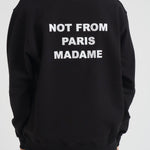 Felpa uomo girocollo nera SW149 CO127BL DROLE DE MONSIEUR 