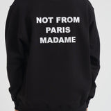 Felpa uomo girocollo nera SW149 CO127BL DROLE DE MONSIEUR 