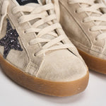 Sneakers donna Super-Star in suede panna GWF00101 F00720215751 GOLDEN GOOSE 