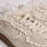 Sneakers donna crochet crema S100823 01 ALOHAS 