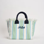 Borsa donna colette a righe verde e bianca COLETTE 00937L MC2 SAINT BARTH 