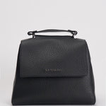 Borsa donna Sveva Soft Piccol a mano in pelle con tracolla nera B01999SOF NERO ORCIANI 