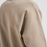 Felpa uomo girocollo tortora M00018103 ELEPHANTSKIN SAMSØE SAMSØE 