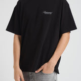 T-shirt uomo girocollo nera OCM41201 BLACK REPRESENT 