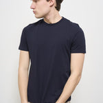 T-shirt uomo girocollo blu AU1300C 1001 ALPHA STUDIO 