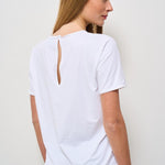 T-shirt donna girocollo bianca 25700 09 RRD 
