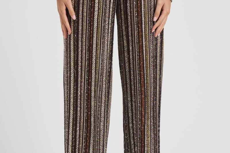 Pantaloni  in maglia crochet donna I09 BK01C3SM9T5 MISSONI 