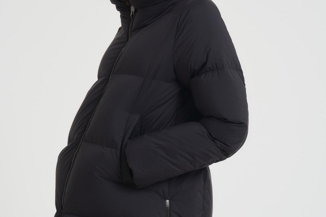 Piumino donna midi trapuntato nero PI001959D 9300 HERNO 