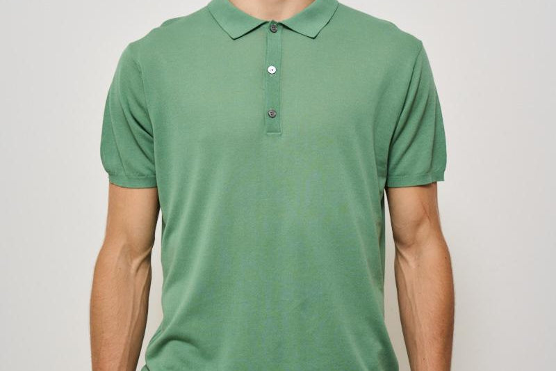 Polo uomo verde EU526 831 ACCADEMIE TESSILI 