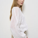 Camicia donna bianca Bohemian 13534 BIANCO0002 FORTE FORTE 