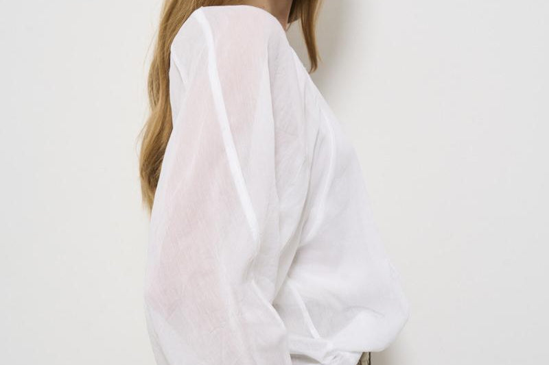 Camicia donna bianca Bohemian 13534 BIANCO0002 FORTE FORTE 