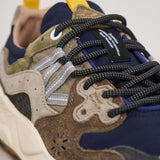 Sneakers uomo Yamano 3 marrone 3B06 GREYBLUE FLOWER MOUNTAIN 