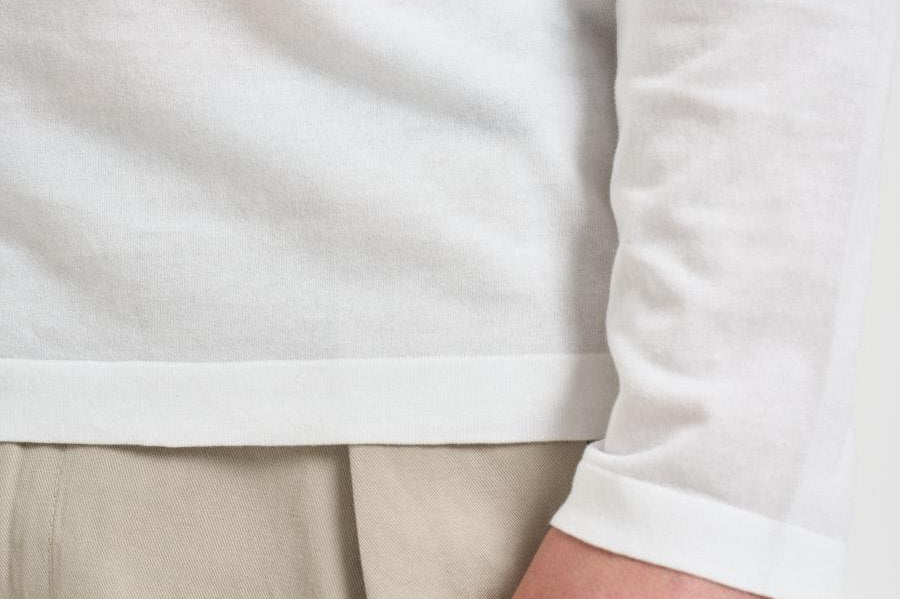 Maglia uomo girocollo bianca 302801 01 KANGRA 