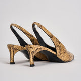 Slingback donna in pelle pitonata 1159843091 JOJOBA3091 ROTATE 