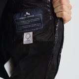 Piumino uomo in nylon lucido nero HUY015 0009 PYRENEX 