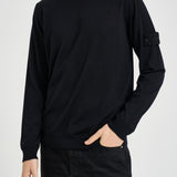 Maglia uomo girocollo nera 5100074 S00FCV0029 STONE ISLAND 