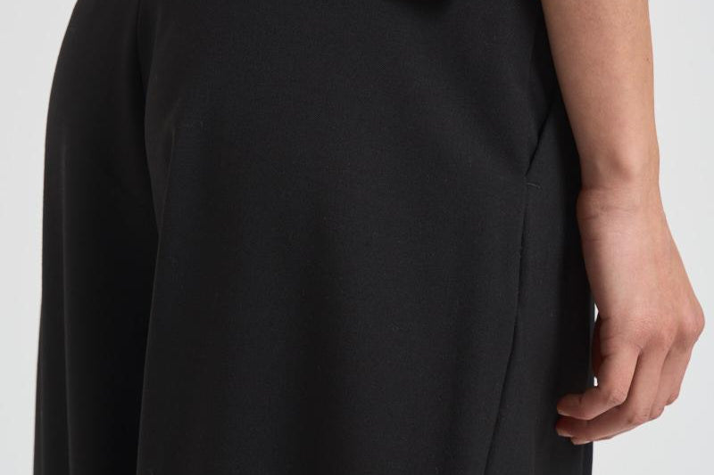 Pantalone donna in lana C3104 W0206BLACK THE LATEST 
