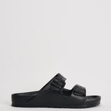 Sandalo uomo Arizona gomma nero 129421 BLACK BIRKENSTOCK 