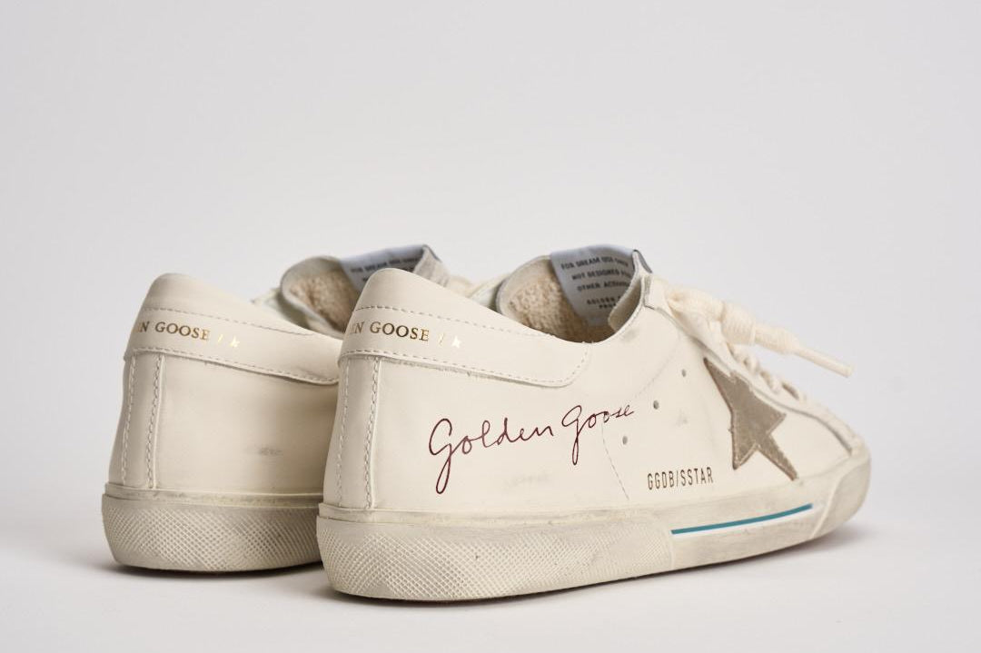 Sneakers uomo Super-star crema GMF01015 F00816610847 GOLDEN GOOSE 