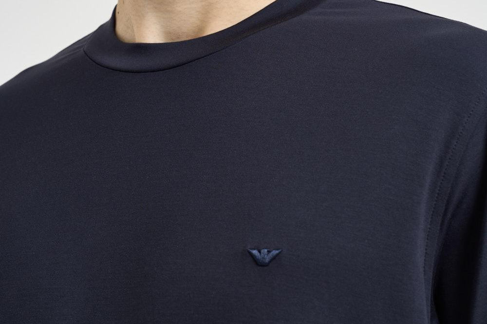 T-shirt uomo girocollo blu EM004586 AF13721UB118 EMPORIO ARMANI 