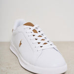 Sneakers uomo bianche e cammello 809877598 001 RALPH LAUREN 