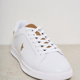 Sneakers uomo bianche e cammello 809877598 001 RALPH LAUREN 