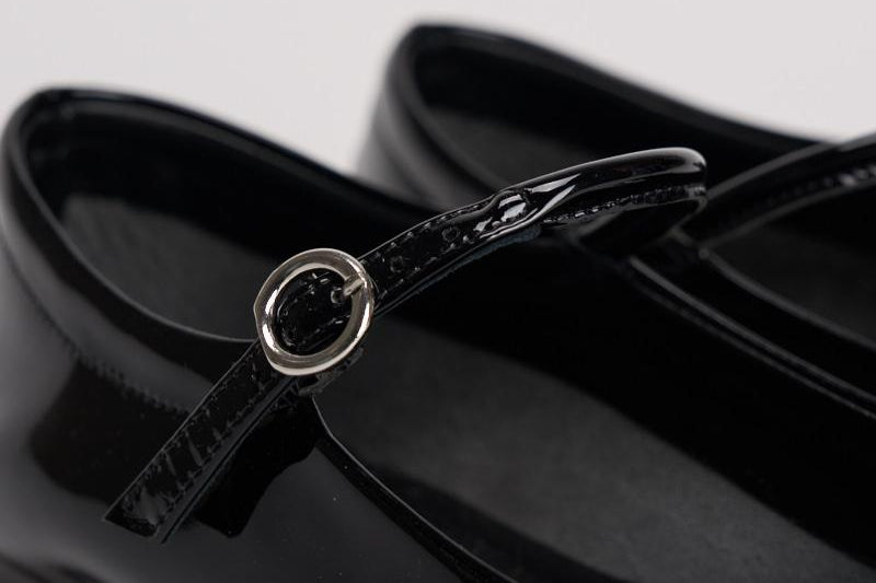 Ballerina in pelle finitura lucida FLRAZS08FL BLACK AEYDE 