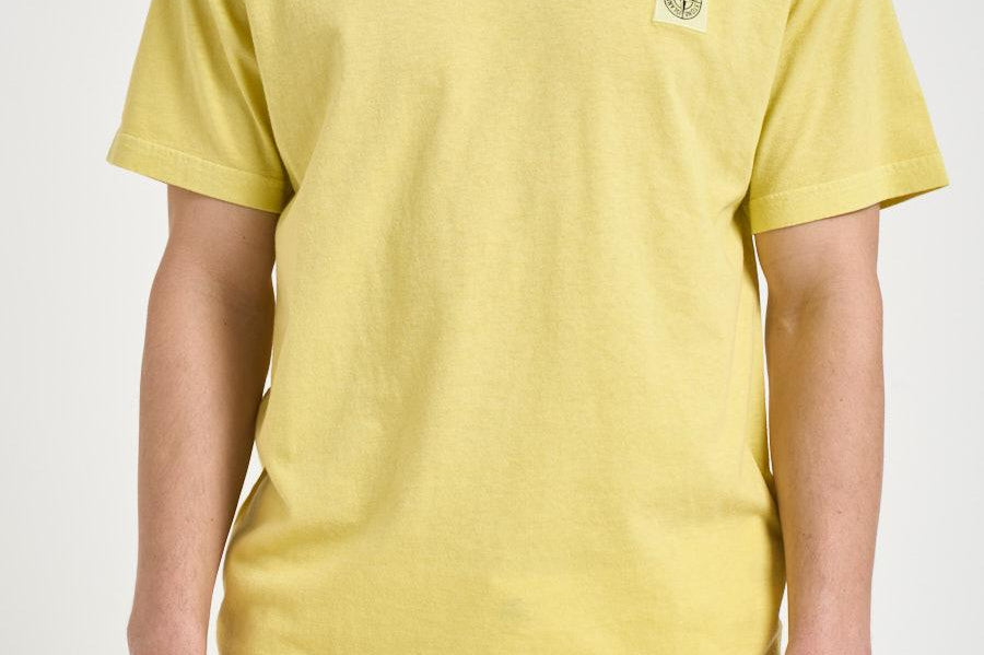 T-shirt uomo girocollo gialla 2100026 S0057V0131 STONE ISLAND 