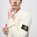 Maglia uomo girocollo panna 5100053 S00B2V0093 STONE ISLAND 